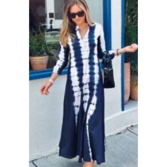 NWOT Madison Mathews Mallory kaftan , small  $189 - Picture 1 of 5